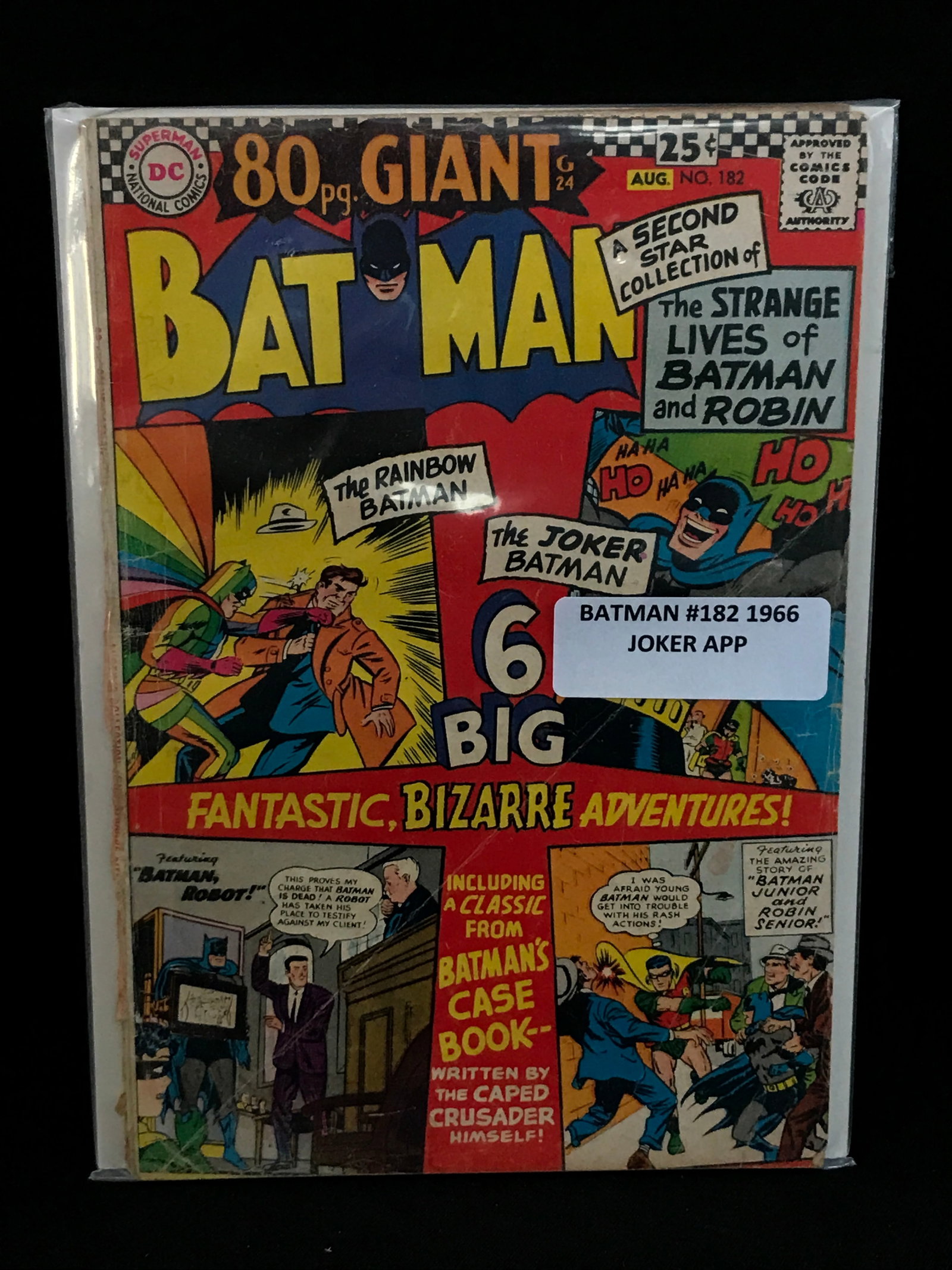 BATMAN #182 (1966) - DC COMICS (1 of 1)