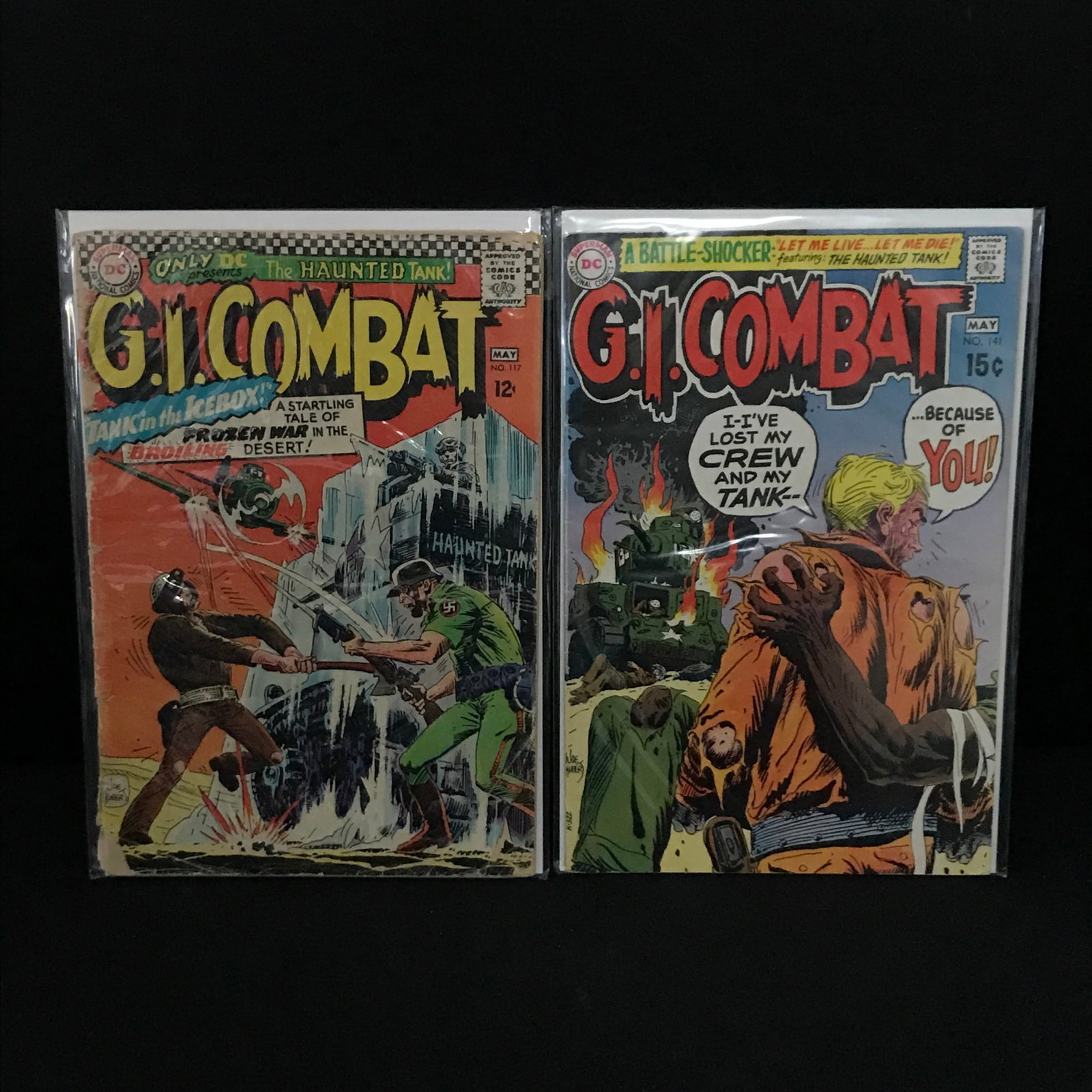 LOT OF 2 G.I COMBAT COMICS - DC COMICS: Prices are in Canadian dollars