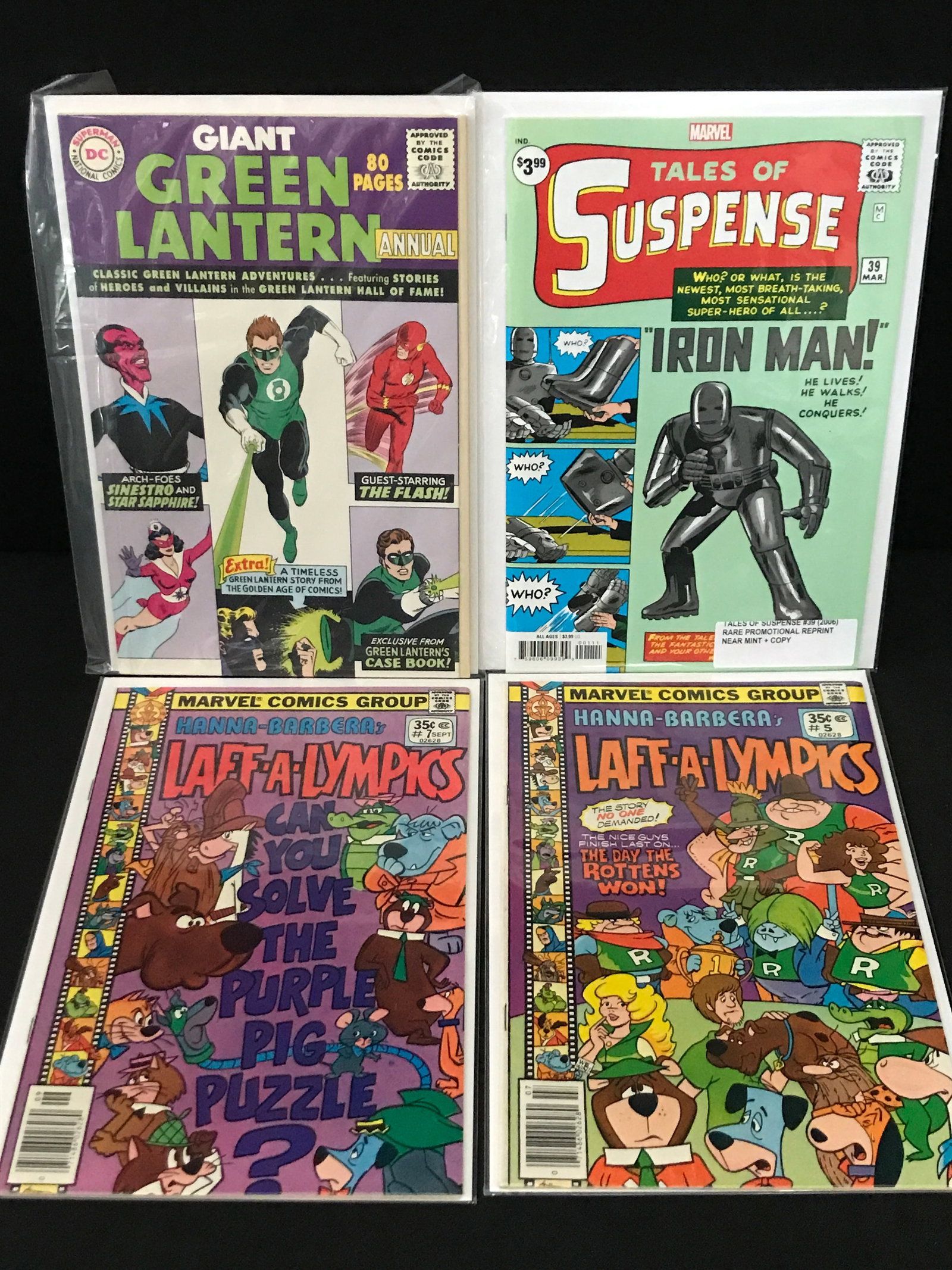 LOT OF 4 MIXED TITLE COMICS - MARVEL & DC (1 of 1)