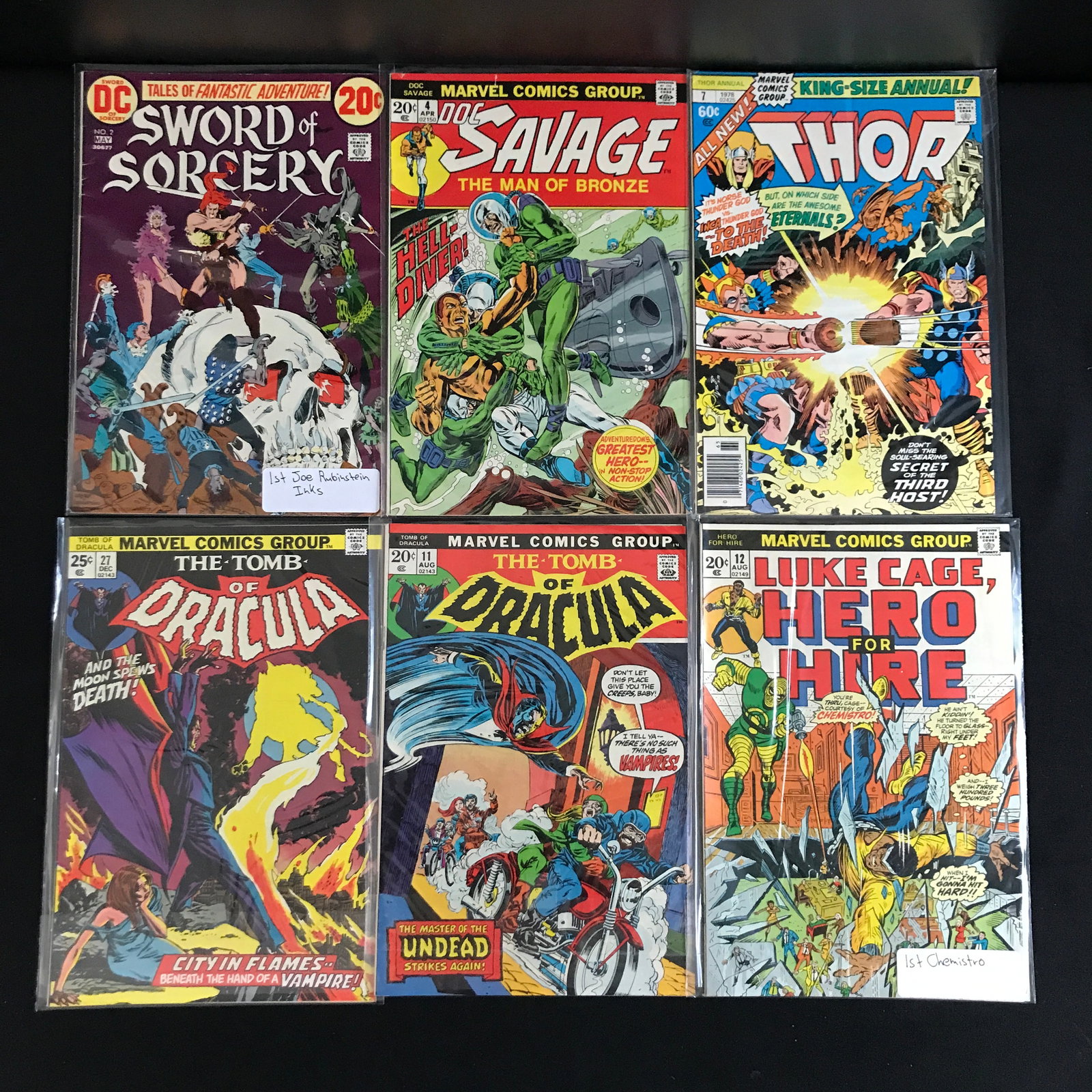 LOT OF 6 MIXED TITLE COMICS - MARVEL & DC COMICS (1 of 1)