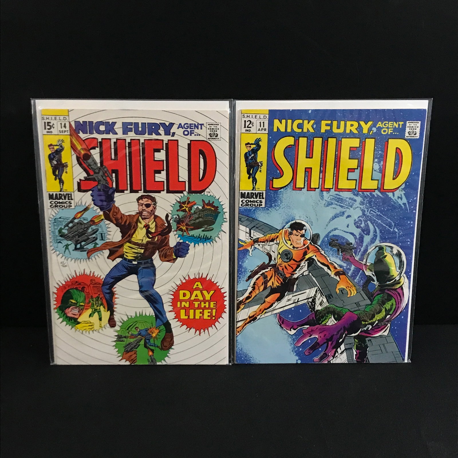 LOT OF 2 NICK FURY AGENT OF SHIELD COMICS - MARVEL COMICS: Prices are in Canadian dollars