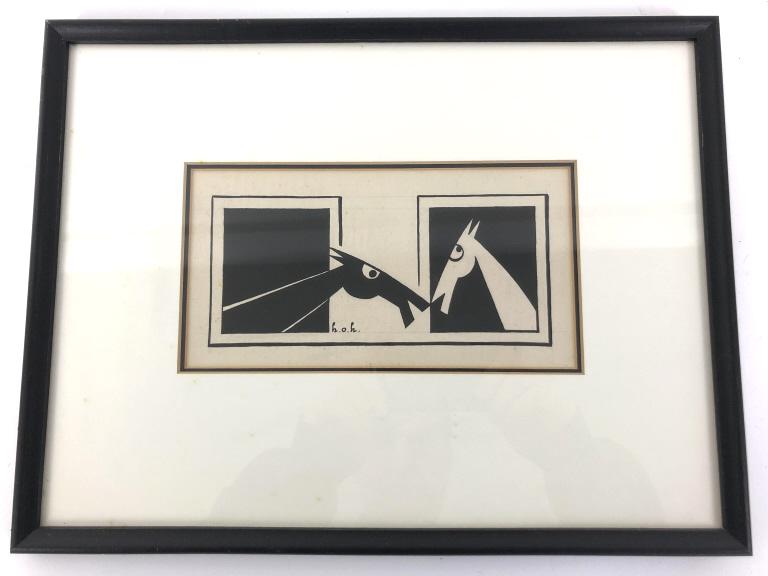 Hans Hoffman pen and ink (1 of 5)