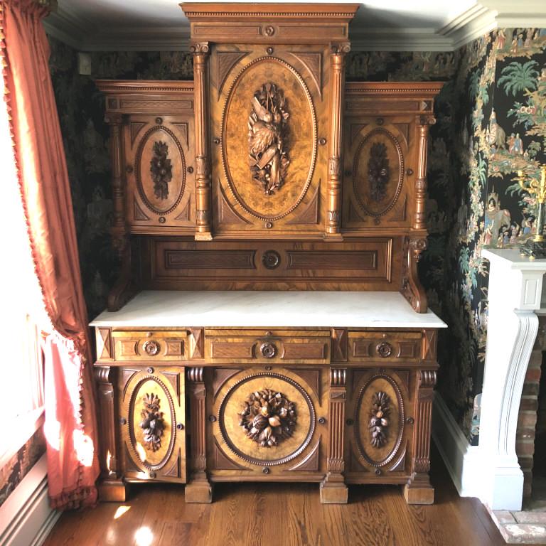 Flemish hunt buffet with marble Insert (1 of 13)