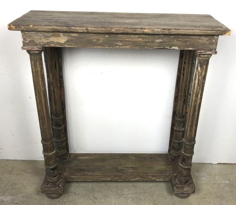 Neoclassical style painted console (1 of 6)