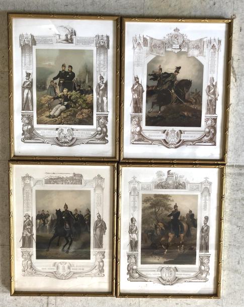 Set of 4 Swedish military prints (1 of 11)