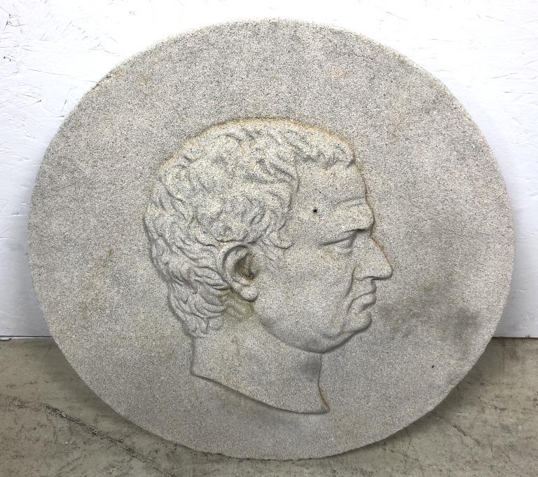 Composition wall plaque of Julius Cesar (1 of 3)