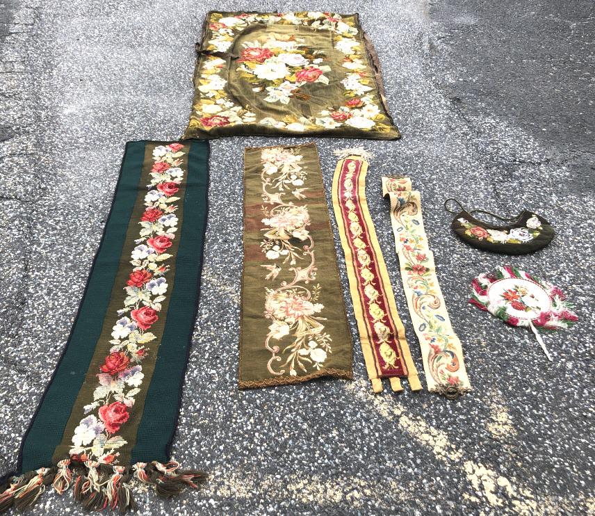 Group of 7 needlepoint articles (1 of 8)