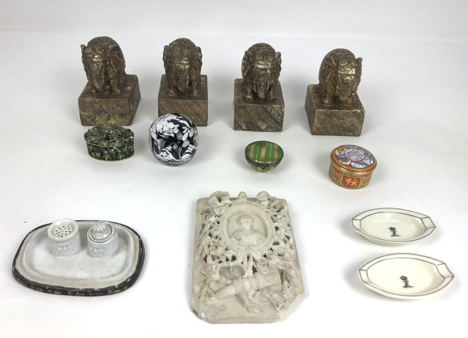 Group of 12 table articles (1 of 16)