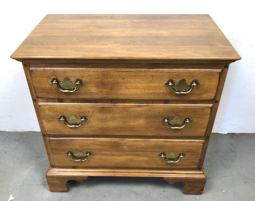 Ethan Allen diminutive chest: 22 1/4"h x 23"w x 14"d Condition,some minor scratches and scuffs