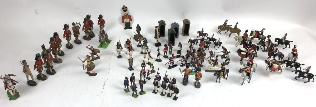 Group of toy soldiers some horse mounted (1 of 6)