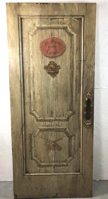 Attributed to Salvador Dali faux painted door (1 of 7)