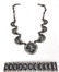 Siamese silver necklace and bracelet