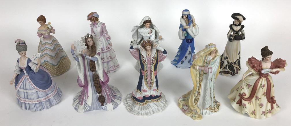 Group of 10 Lenox porcelain figures (1 of 20)