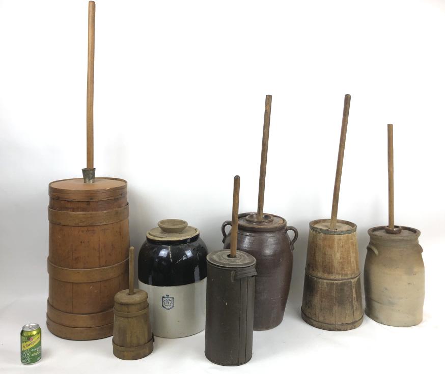 Group of 7 butter churns (1 of 16)