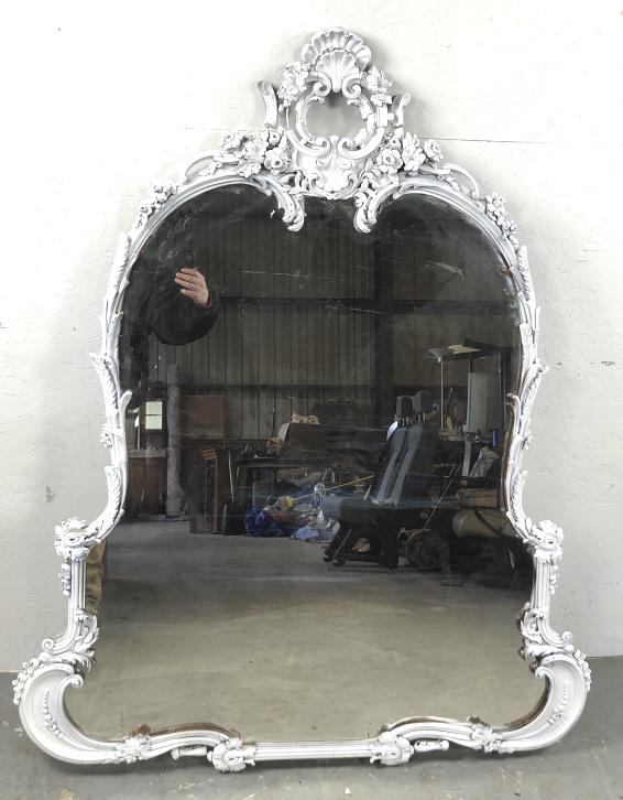 Shabby chic over mantle mirror (1 of 5)