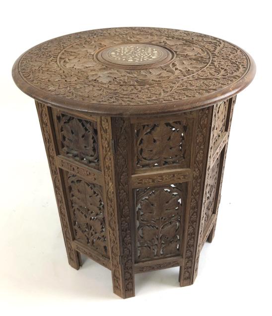 Moroccan style wood folding table (1 of 3)