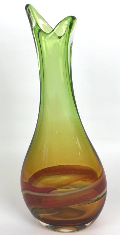 Murano style glass vase (1 of 4)