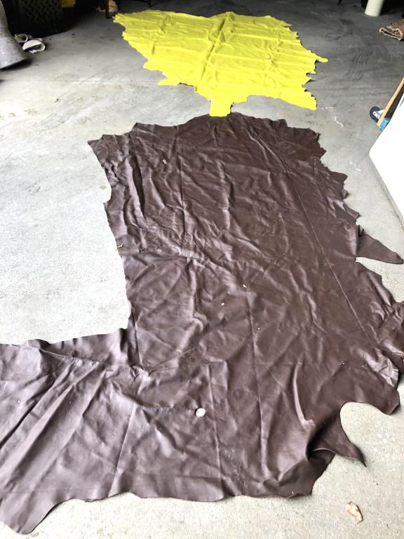 2 leather cow hides (1 of 10)