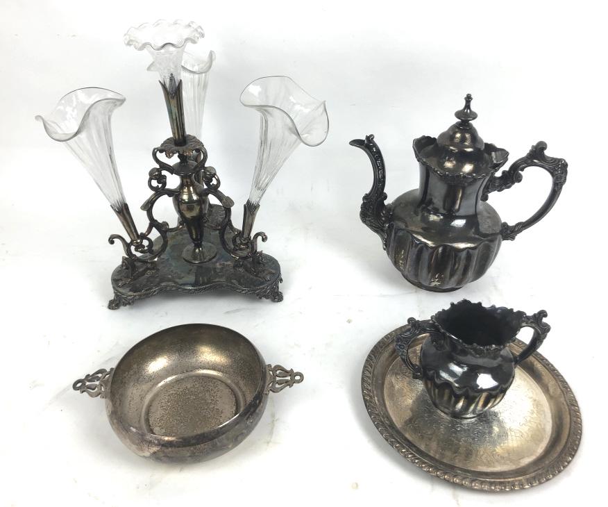 Group of silver plate (1 of 4)