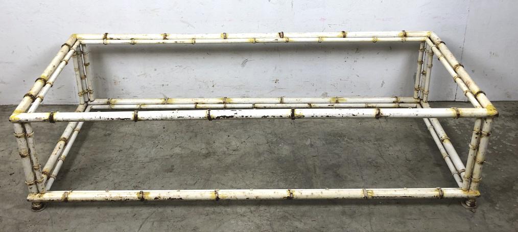 Mid Century Modern style metal  low table (1 of 5)