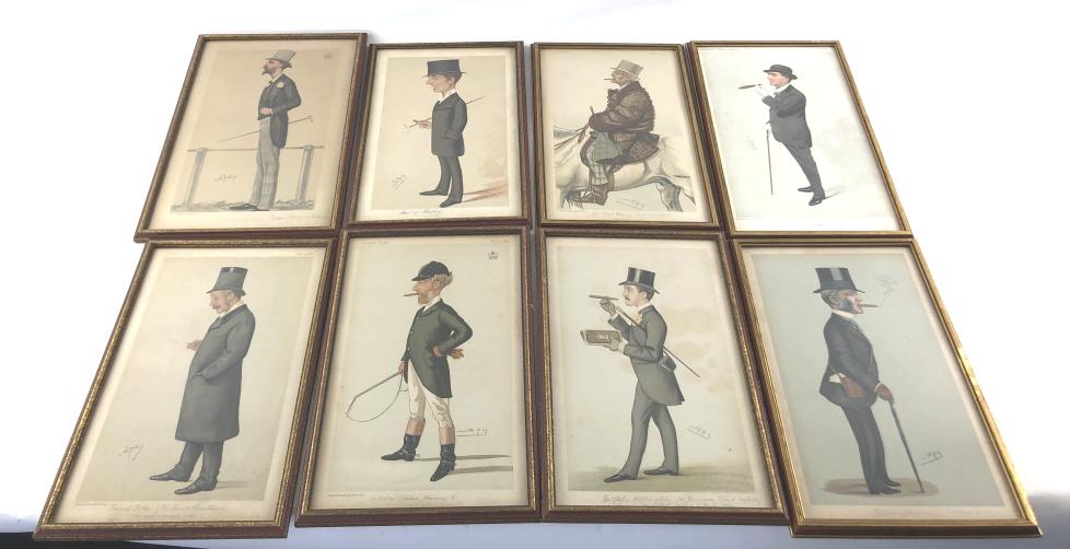 Group of 8 Spy prints (1 of 10)