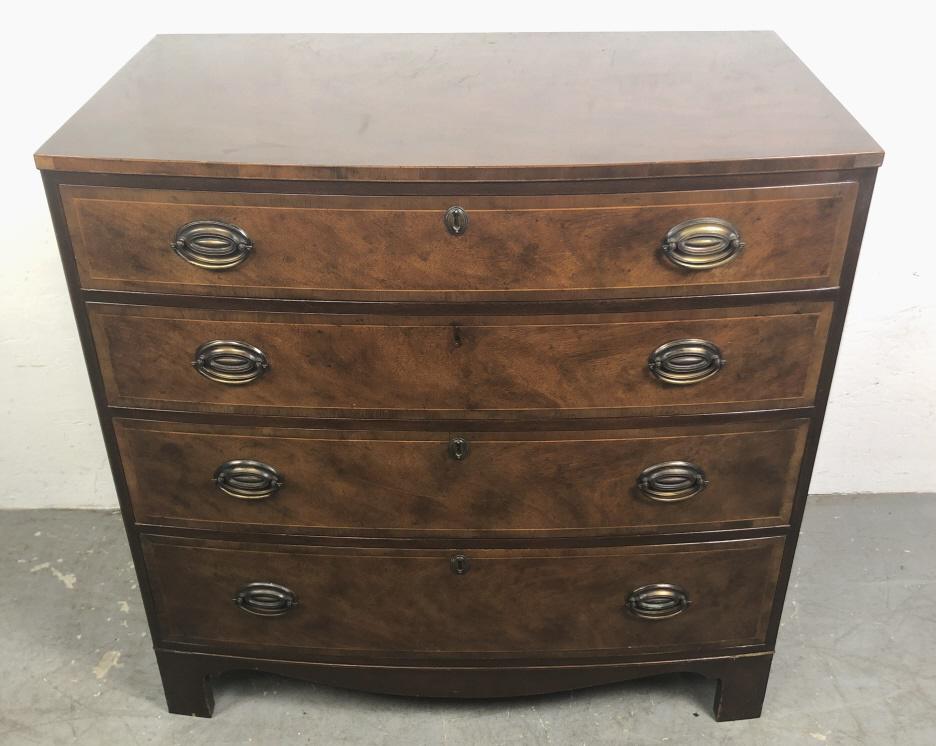Baker mahogany 4 drawer chest (1 of 8)