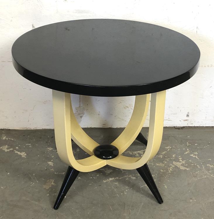 Mid Century modern style lacquered side table (1 of 4)