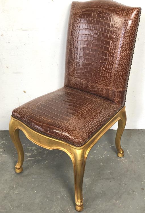 Ralph Lauren Duke Giltwood Dining Chair (1 of 5)