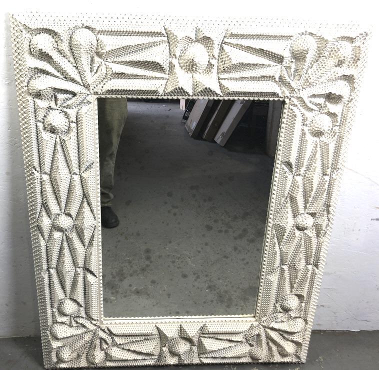 Ralph Lauren Hither Hills Studio Tramp Art Mirror (1 of 5)
