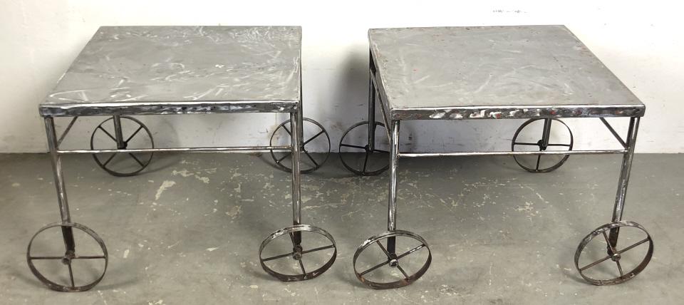 A Pair of Industrial Style Carts (1 of 5)