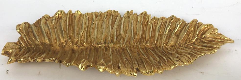 Galerneau Gilded Bronze Leaf Bowl (1 of 5)