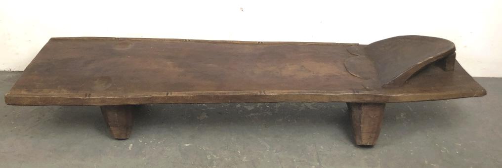 Senufo Hardwood Bed (1 of 5)