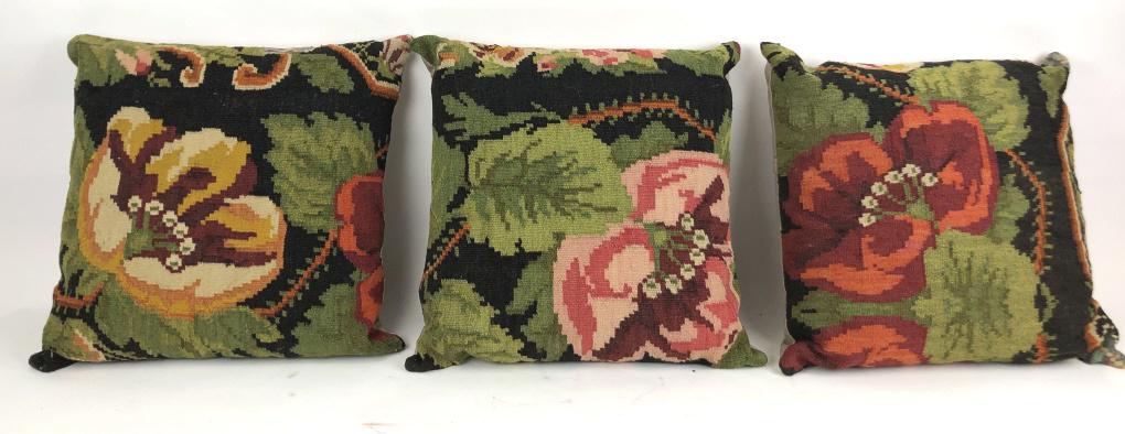 3 Needlepoint Pillows (1 of 5)