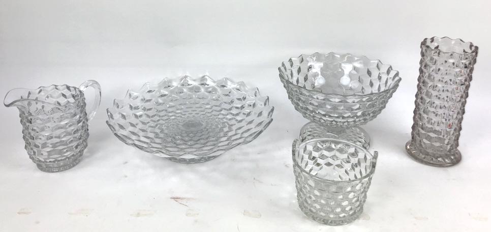 A Lot of 5  American Fostoria Table Articles (1 of 6)