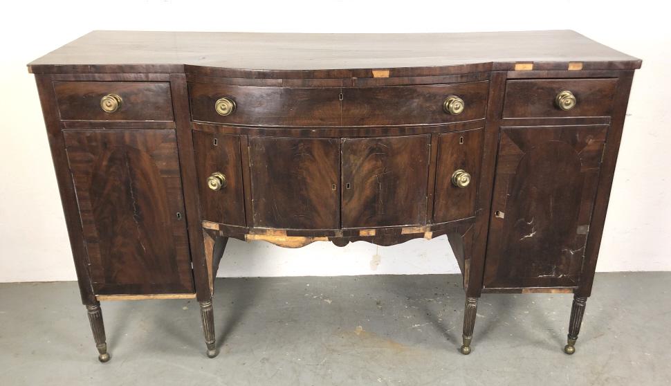 American mahogany Federal sideboard (1 of 7)