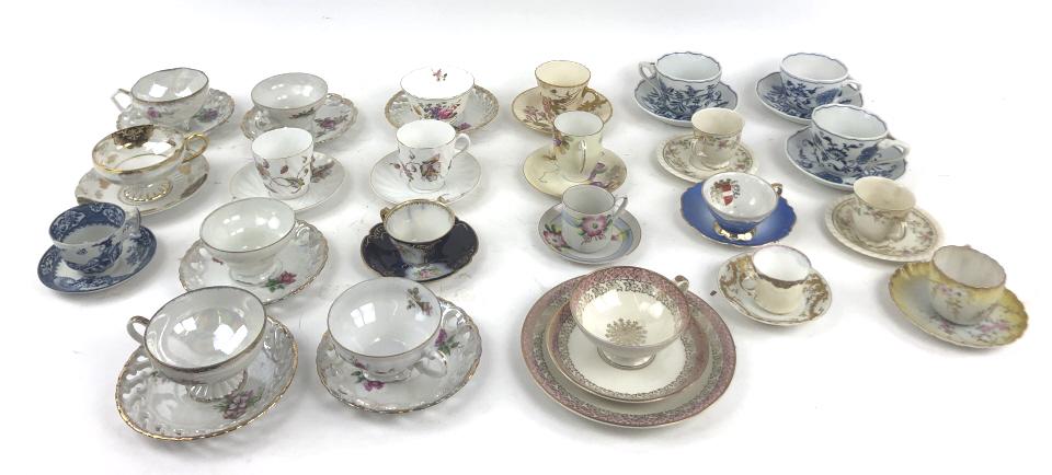 A Group of Miscellaneous Cups and Saucers (1 of 5)