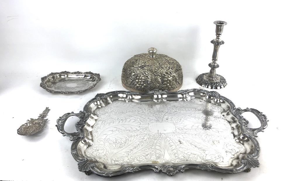 A Group of 5 Silver Plated Articles (1 of 6)