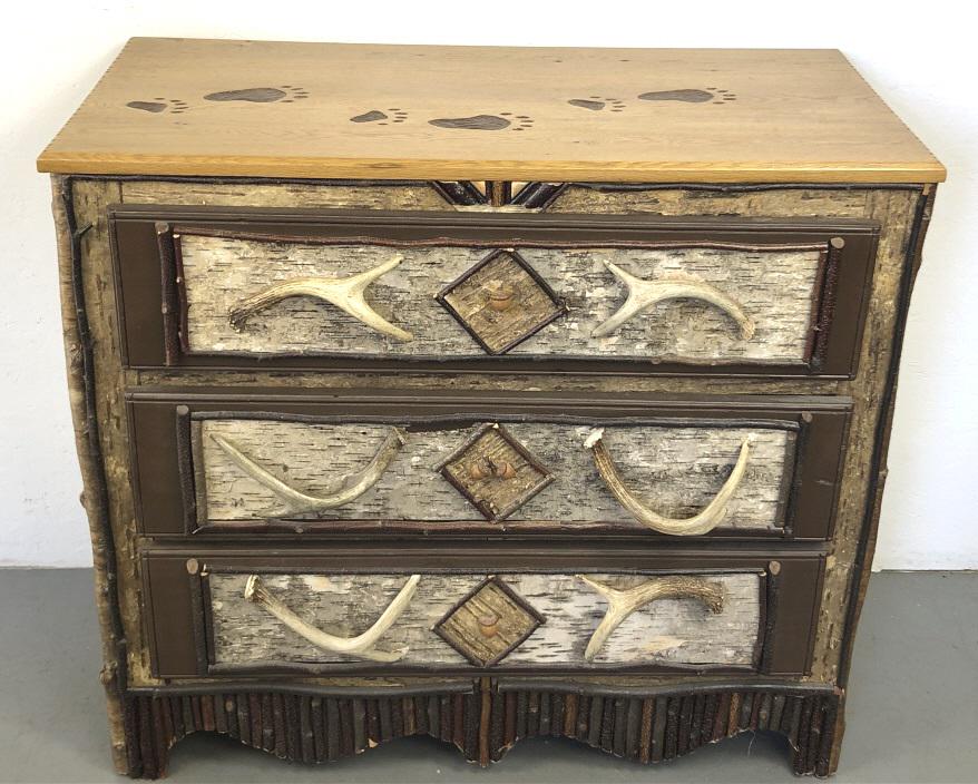 Adirondack Style 3 Drawer Chest (1 of 5)