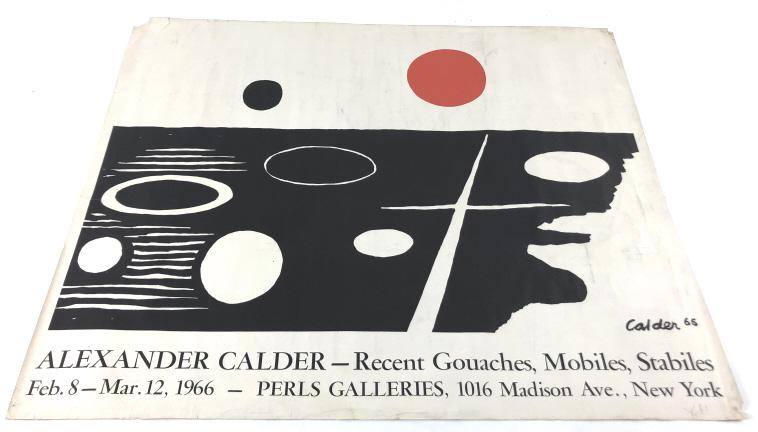 Alexander Calder Perls Galleries Exhibition Poster (1 of 8)