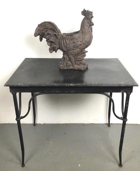 Black metal table (1 of 5)