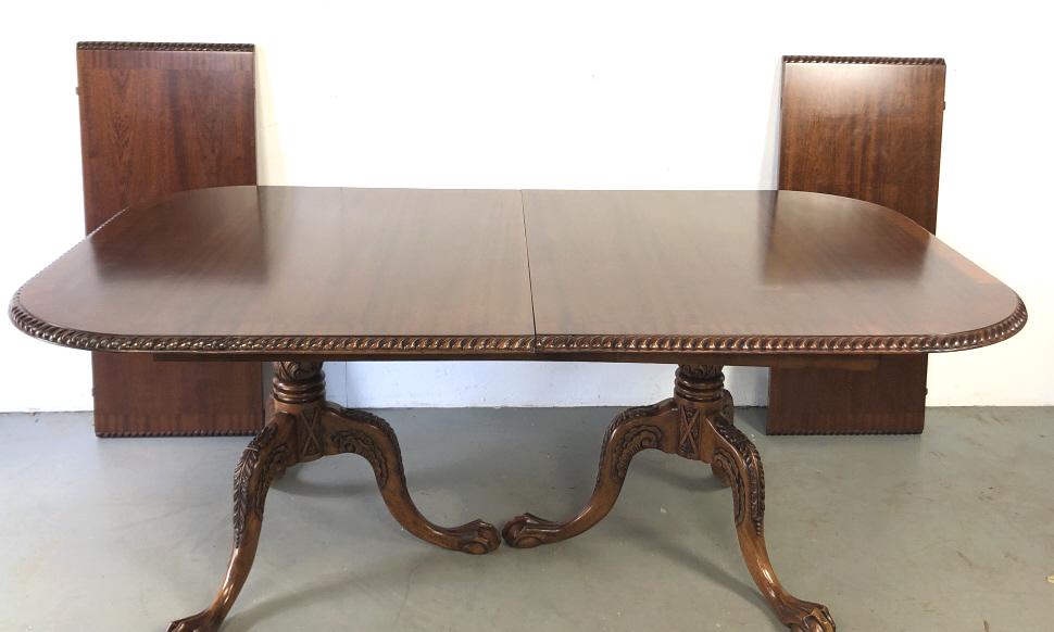 Chippendale Style Mahogany Dining Table (1 of 6)