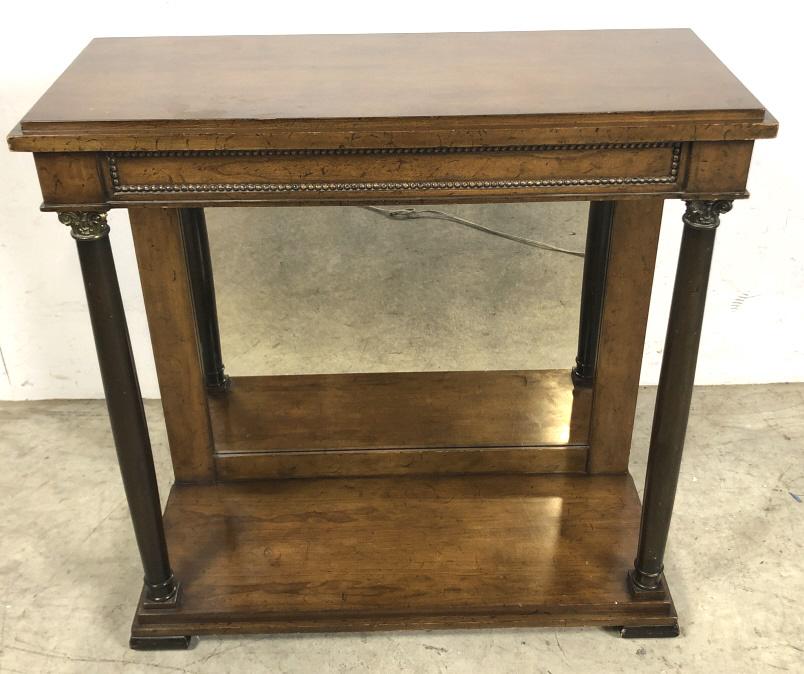 Mahogany mirror back console (1 of 5)