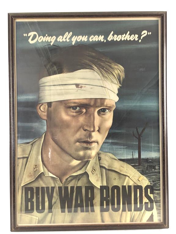 U.S. War Bond Poster 1943 By Robert Sloan .  Overall (1 of 5)
