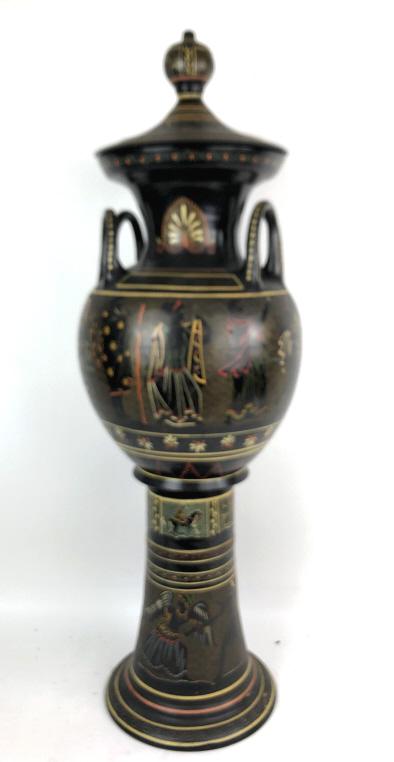 A Greek Pottery Urn on Stand With neoclassical (1 of 9)