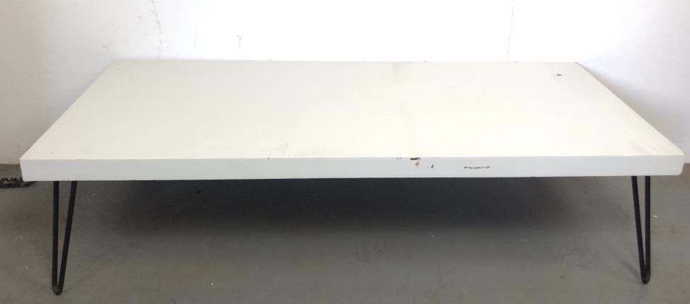 Mid Century Modern Style Low Table 13 1/2" h x 54 1/2" (1 of 4)