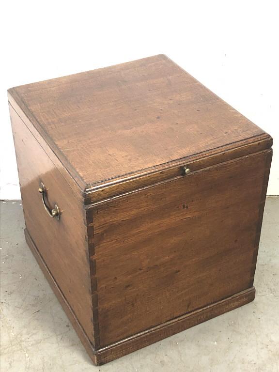 Georgian Style Mahogany Cellarette 17 1/4" h  x 16 1/2" (1 of 5)