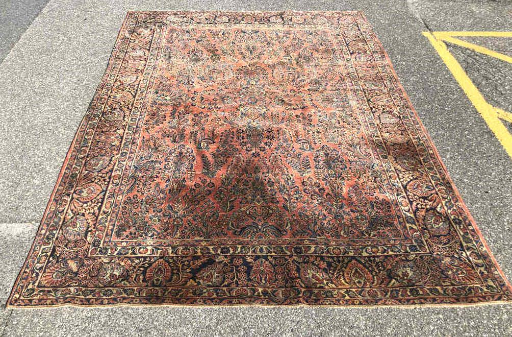 Sarouk Rug 11' 7" x 8' 5"  Condition, some wear to (1 of 7)