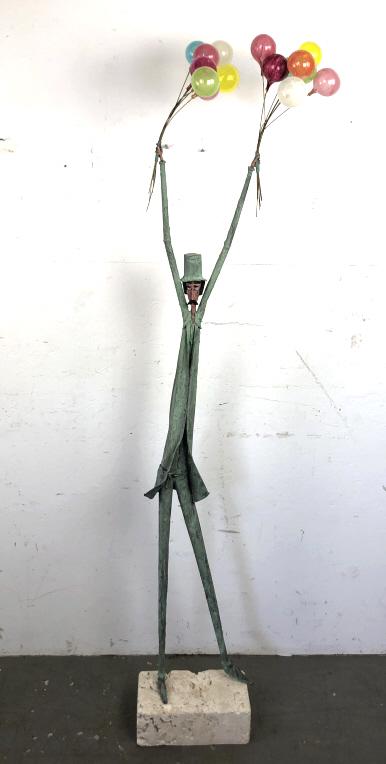 Jim Lewk (French / American), Balloon Man Patina copper (1 of 8)
