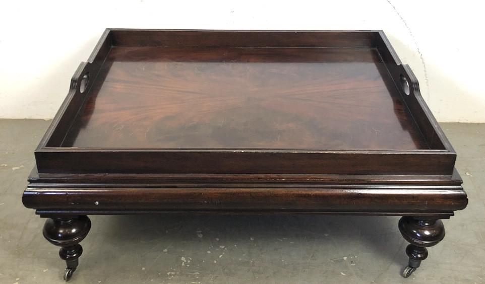 Ralph Lauren Mahogany Low Table 19 1/2"h x 25 1/4"w  x (1 of 4)