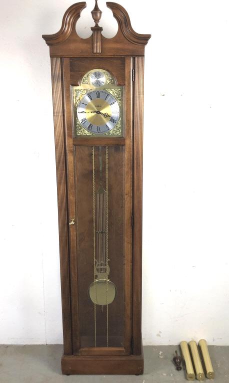 Howard Miller Tall Case Clock 78"h x 19 1/4"w x 11" d. (1 of 6)